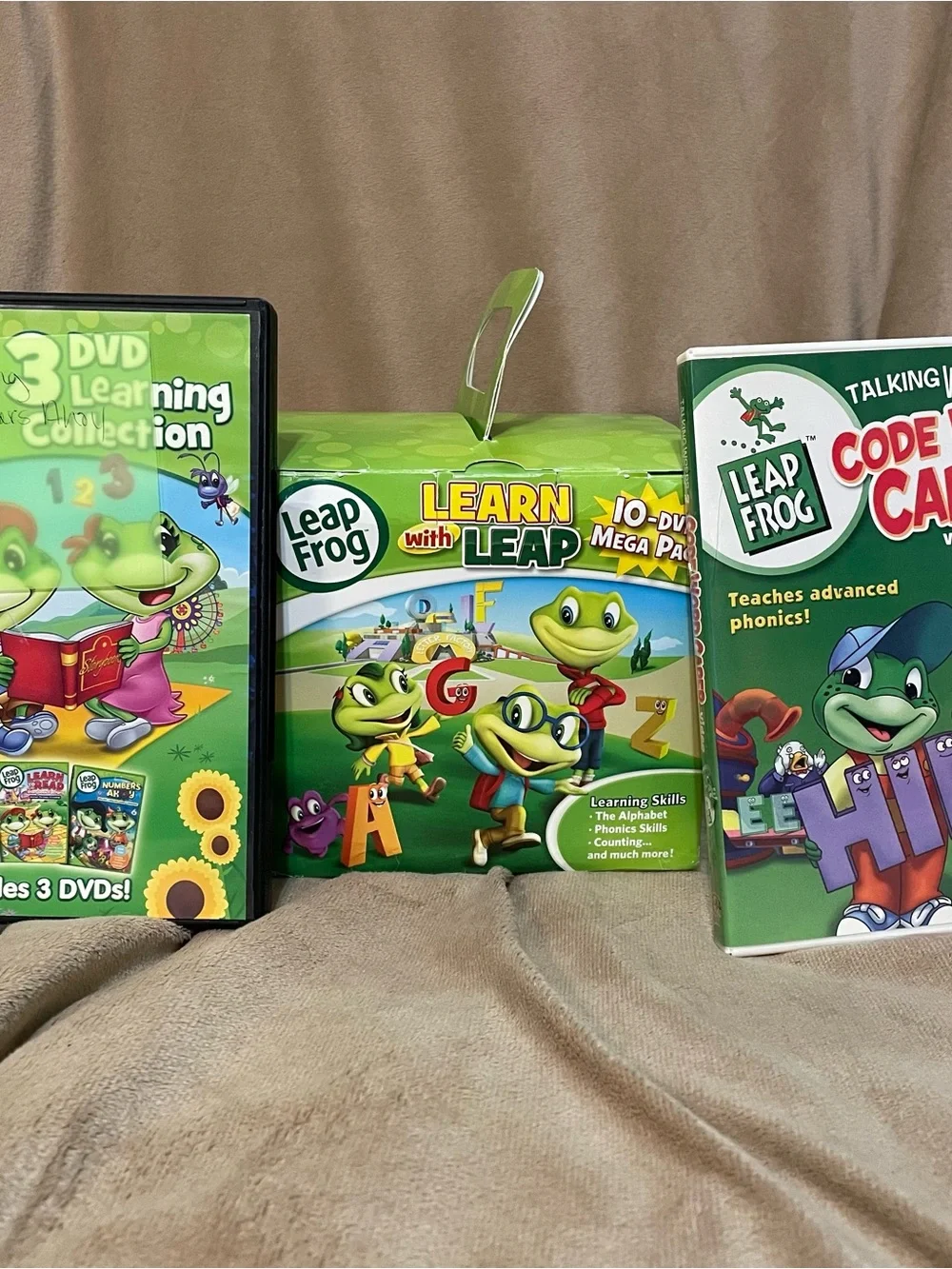 LeapFrog Learn with Leap 10-DVD Mega Pack - Green with 2 additional dvd